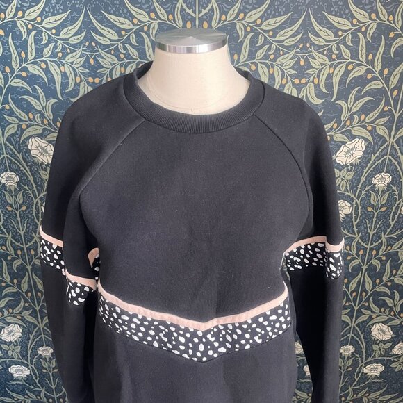 Sarah’s Day x White Fox Active All I Do Is Brunch Blackout Lounge Sweatshirt - Picture 3 of 8